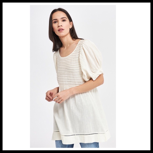 FREE PEOPLE BOHO TUNIC SUMMER MINI DRESS A2C - Picture 13 of 15